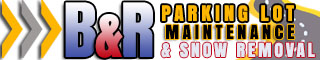 B&R Parking Lot Maintenance and Snow Removal Logo Image